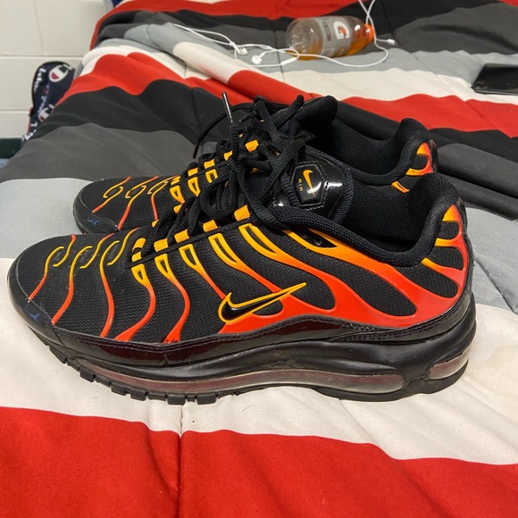 air max plus 97 shock orange